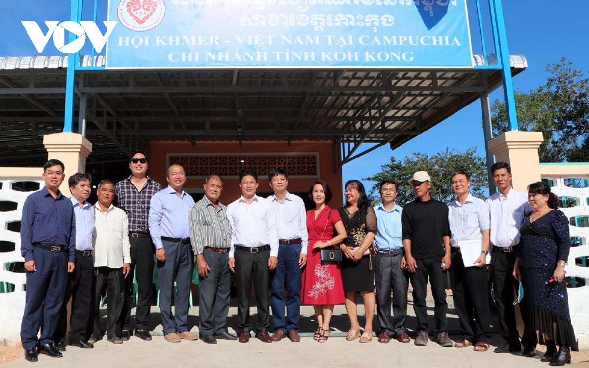 Khánh thành trụ sở Hội Khmer-Việt Nam ở tỉnh Koh Kong (Campuchia)